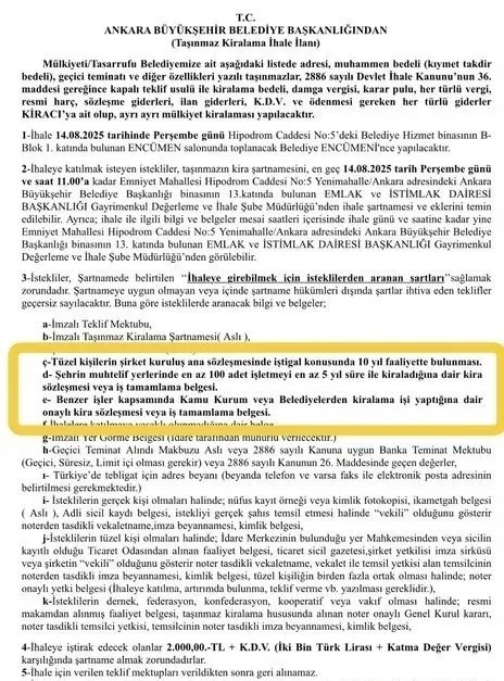 ABB'de ihale skandalı! 180 milyonluk şartname oyunu